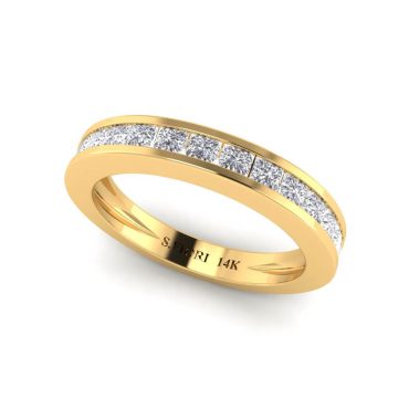 Signature Victoria Princess Cut Band 0.90 CTW