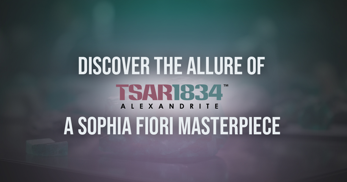 Discover the Allure of Tsar Alexandrite: A Sophia Fiori Masterpiece