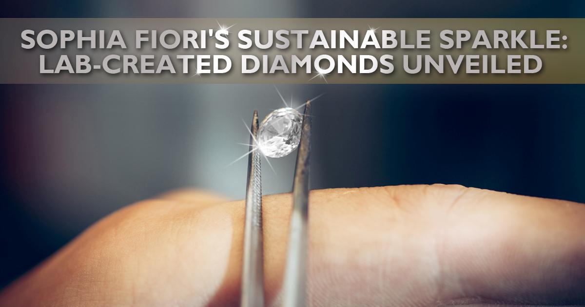 Sophia Fiori's Sustainable Sparkle: Lab-Created Diamonds Unveiled