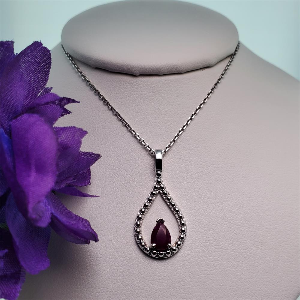 https://staging.elbasoft.com/manufacturing/SF_Web_Images/Alternate/SF_Big/1787568_183460_41_0_W_0_A_3.png 14K White Gold Pear Cut Ruby Pendant .85 CTW