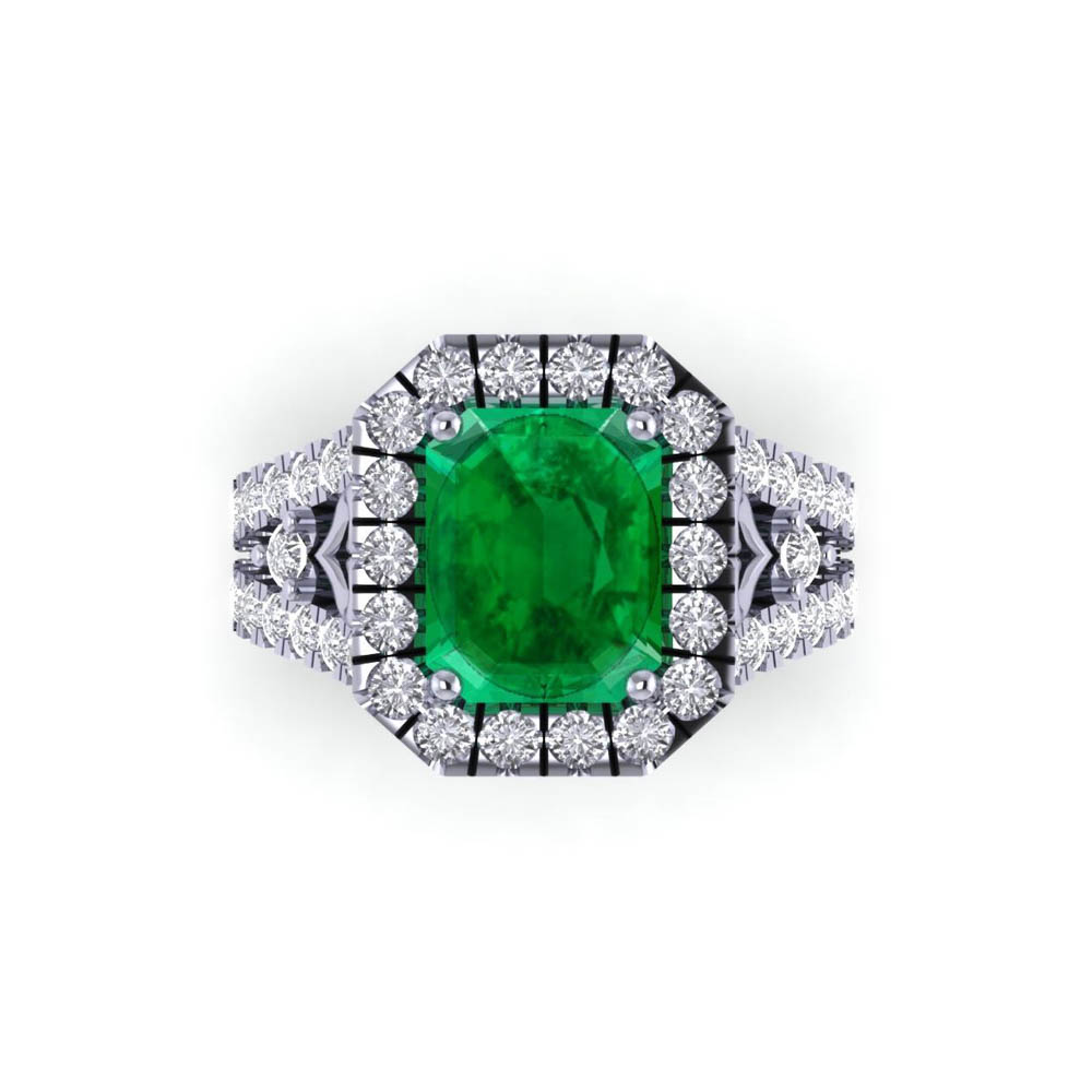 https://staging.elbasoft.com/manufacturing/SF_Web_Images/CAD_Alternate/SF_Big/1788058_178332_44_20_W_0_CA_3.jpg 14K White Gold Emerald Cut Emerald Ring 4.32 CTW