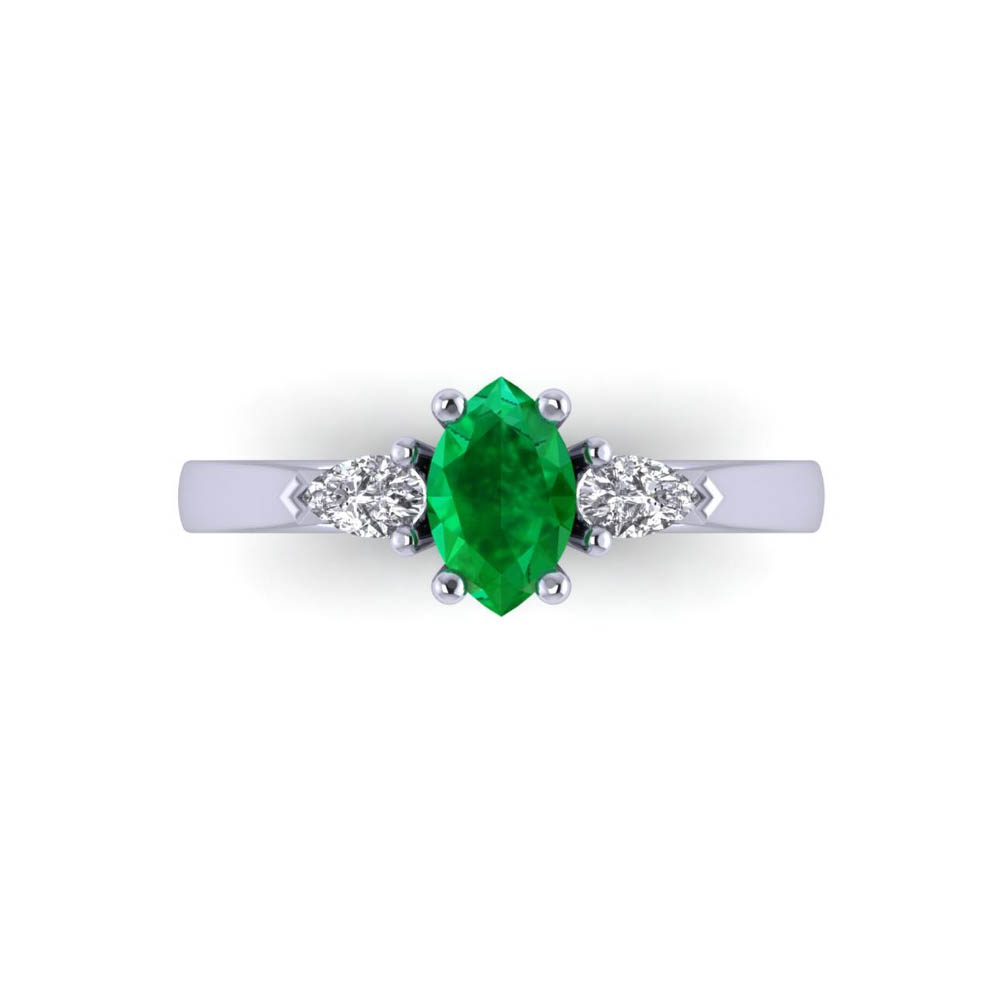 https://staging.elbasoft.com/manufacturing/SF_Web_Images/CAD_Alternate/SF_Big/1788091_184838_44_20_W_0_CA_3.jpg 14k White Gold Marquise Cut Emerald Three Stone Ring 0.78 CTW