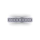 14k White Gold Round Cut White Diamond Ring .14 CTW