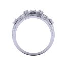 14k White Gold Round Cut White Diamond Ring 0.45 CTW