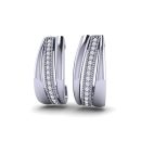 14K White Gold Earrings