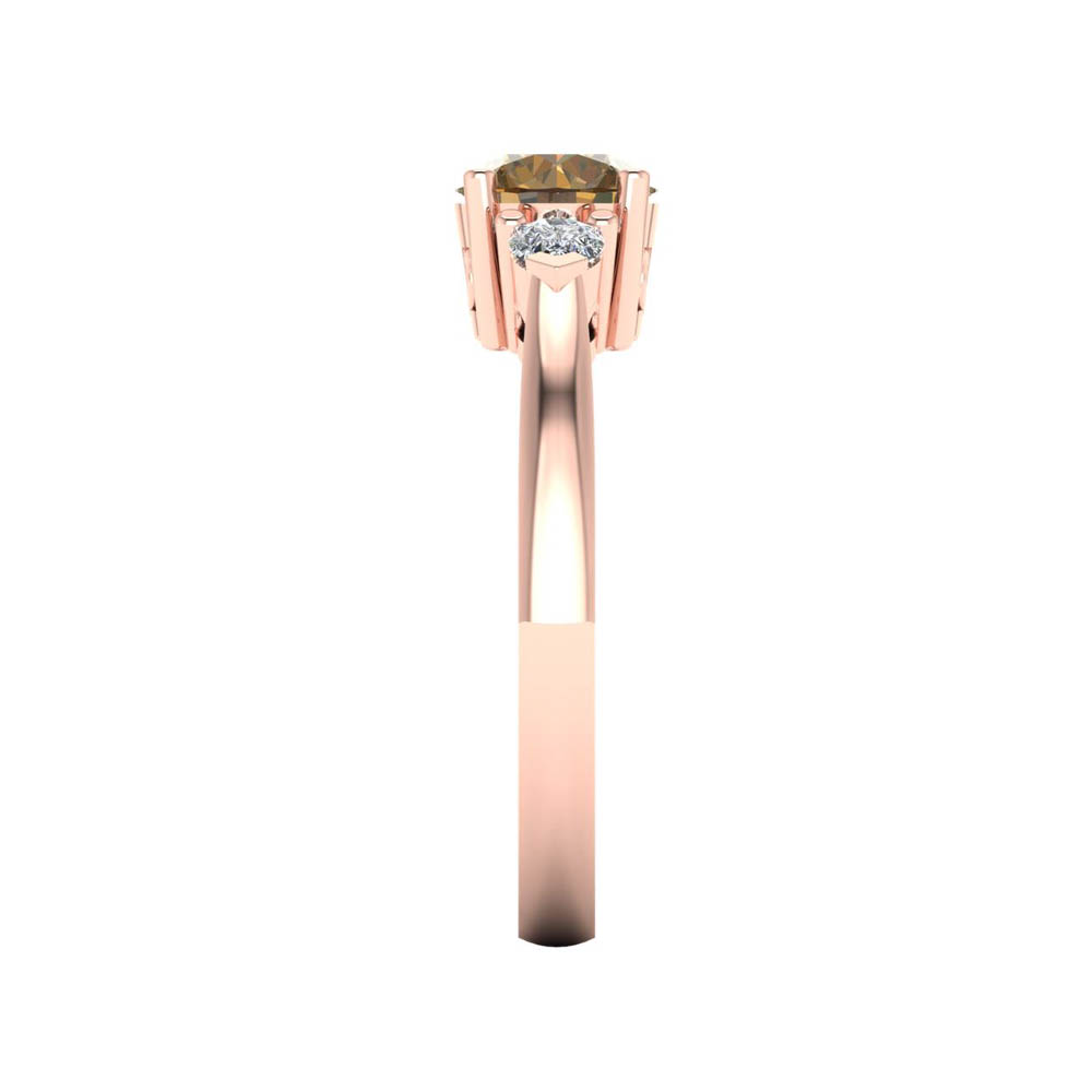 https://staging.elbasoft.com/manufacturing/SF_Web_Images/CAD_Alternate/SF_Big/1789882_179392_82_20_R_0_CA_2.jpg 14k Rose Gold Round Cut Cognac Diamond Three Stone Ring 1.18 CTW