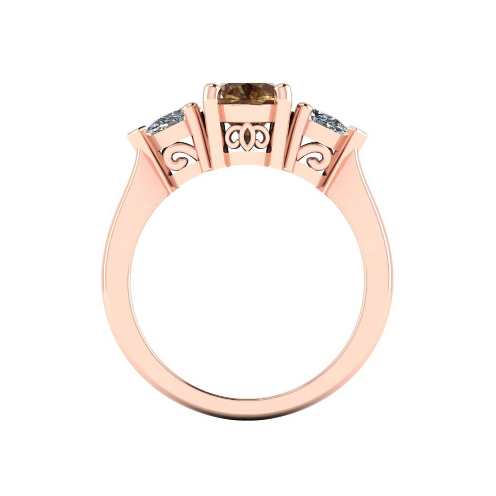 https://staging.elbasoft.com/manufacturing/SF_Web_Images/CAD_Alternate/SF_Big/1789951_183657_82_20_R_0_CA_3.jpg 14K Rose Gold Oval Cut Cognac Diamond Three Stone Ring 1.24 CTW