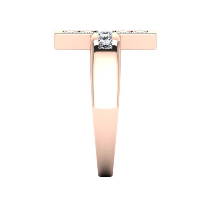 14k Rose Gold Diamond Ring 0.50 CTW