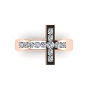 14k Rose Gold Diamond Ring 0.50 CTW