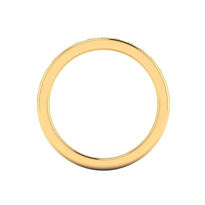 14k Yellow Gold Diamond Victoria Band 0.25 CTW