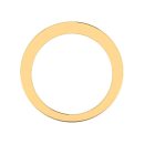 14k Yellow Gold White Diamond Victoria Band 0.35 CTW