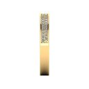 14k Yellow Gold White Diamond Victoria Band 0.35 CTW