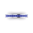 14k White Gold Tanzanite Victoria Band 0.80 CTW