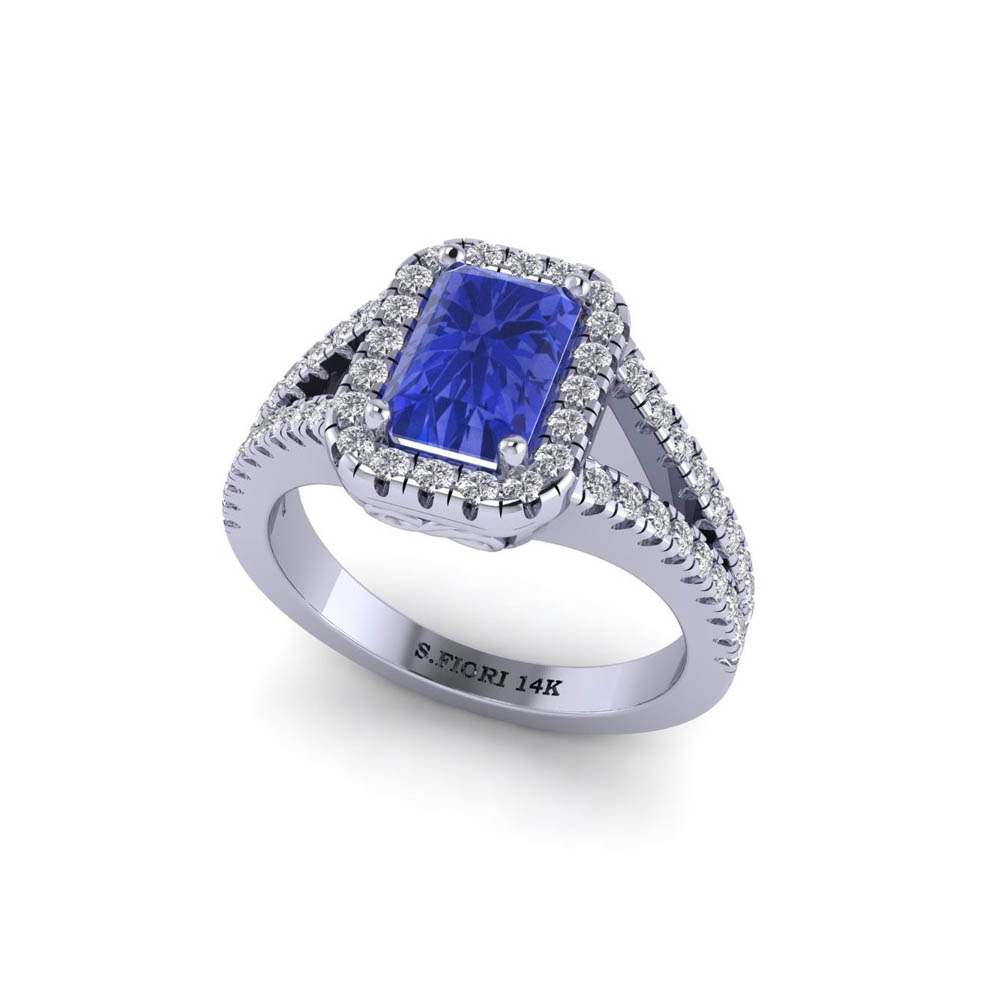 https://staging.elbasoft.com/manufacturing/SF_Web_Images/CAD_Main/SF_Big/1790926_179176_42_20_W_0_CM.jpg 14K White Gold Emerald Cut Tanzanite Ring 1.45 CTW
