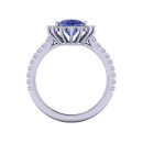 14k White Gold Pear Cut Tanzanite Ring 1.89 CTW