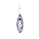 14k White Gold Pear Cut Tanzanite Pendant 1.92 CTW