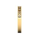 14k Yellow Gold Diamond Victoria Band 0.07 CTW