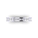 14k White Gold White Diamond Victoria Band 0.81 CTW