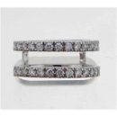 14k WHITE Gold Victoria Amelia Ring 0.80 CTW