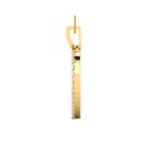 14K Yellow Gold White Diamond Pendants 0.43 CTW