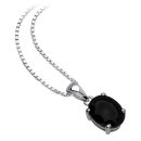 Amazing 1.00 Carat Midnight Sapphire Pendant in 10K Gold