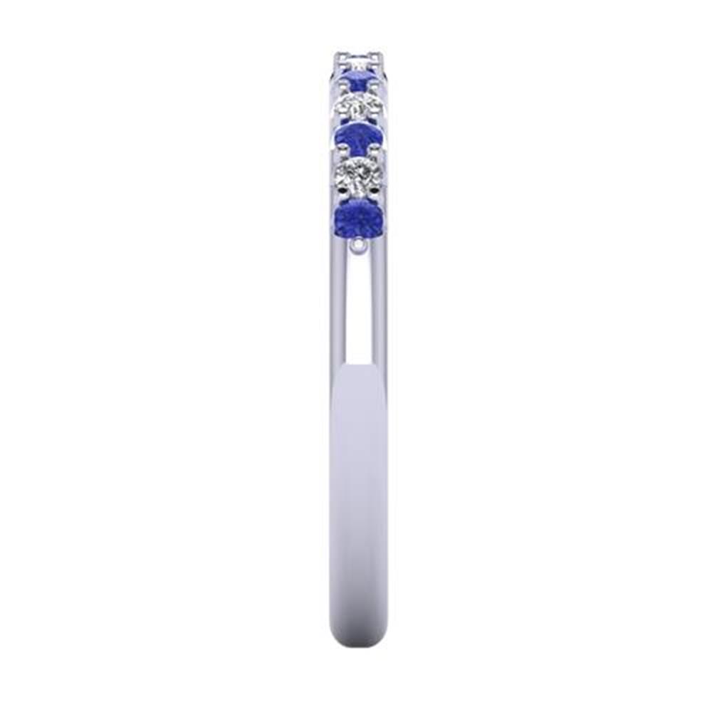 14k White Gold Cut Tanzanite Ring 0.33 Carat