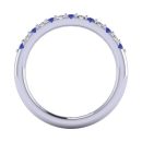14k White Gold Cut Tanzanite Ring 0.33 Carat