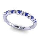 14k White Gold Cut Tanzanite Ring 0.33 Carat