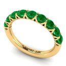 https://staging.elbasoft.com/manufacturing/SF_Web_Images/Main/SF_Big/1806970_242701_0_44_Y_0_M.jpg Round Brilliant Cut Green Emerald Rings in 14k Yellow Gold 1.00 Carat