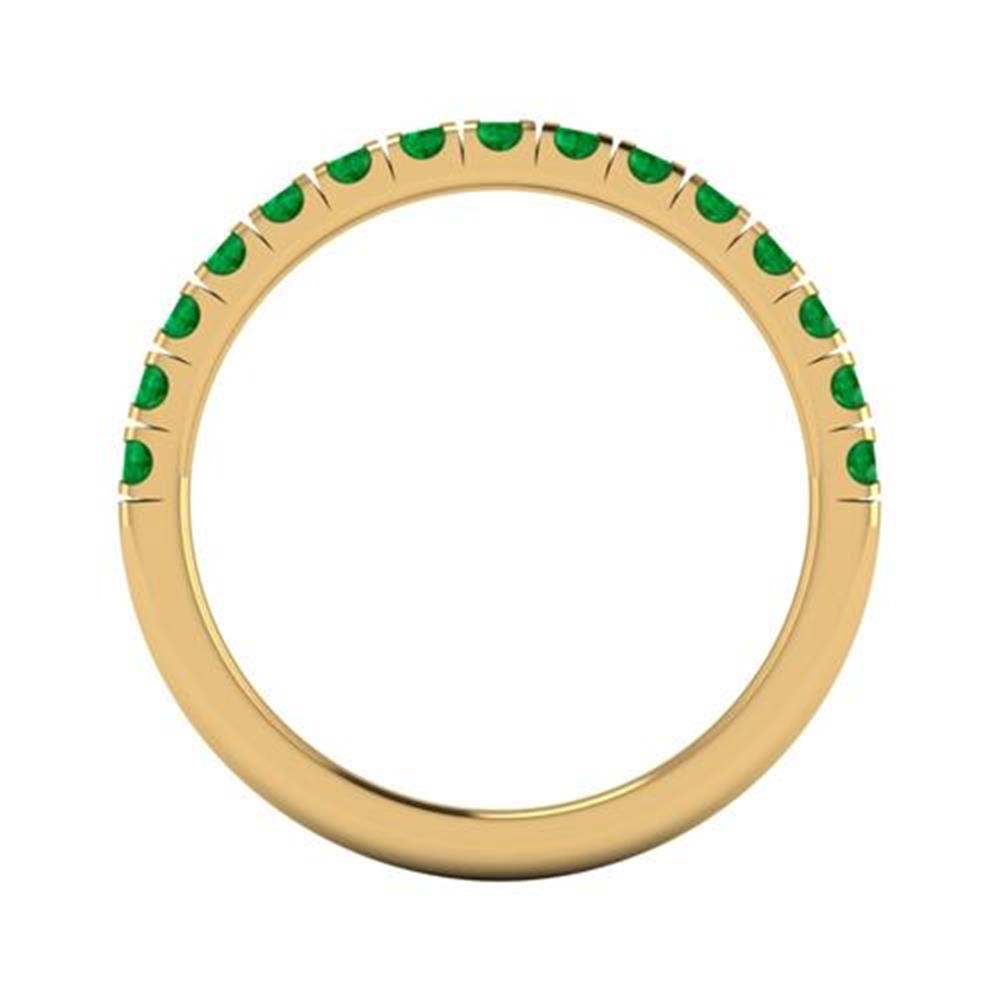https://staging.elbasoft.com/manufacturing/SF_Web_Images/Alternate/SF_Big/1806972_106207_0_44_Y_0_A_3.jpg Round Cut Green Emerald Ring in 14k Yellow Gold 0.60 Carat