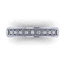 Round Cut White Diamond Lab Ring in 14k White Gold 0.17 Carat