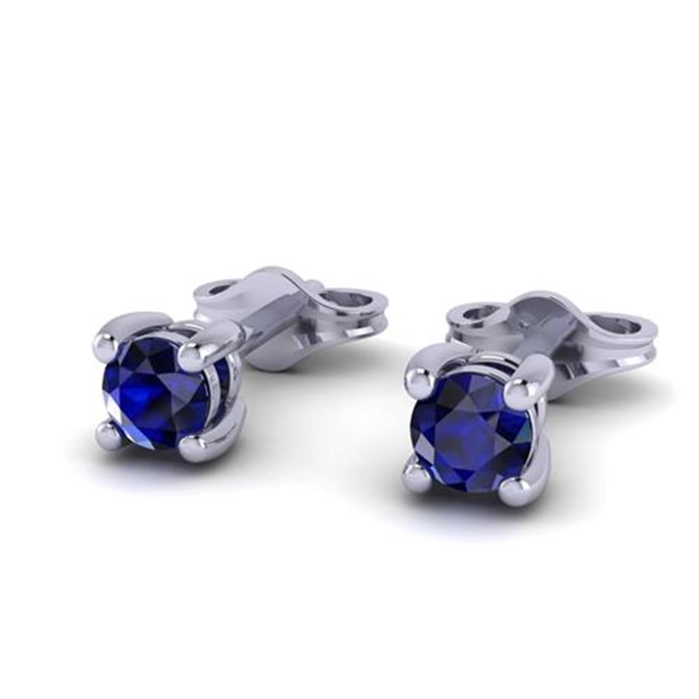 https://staging.elbasoft.com/manufacturing/SF_Web_Images/Main/SF_Big/1807294_253915_115_0_W_0_M.jpg Blue Sapphire Round Cut Earrings in 14k White Gold 0.30 Carat