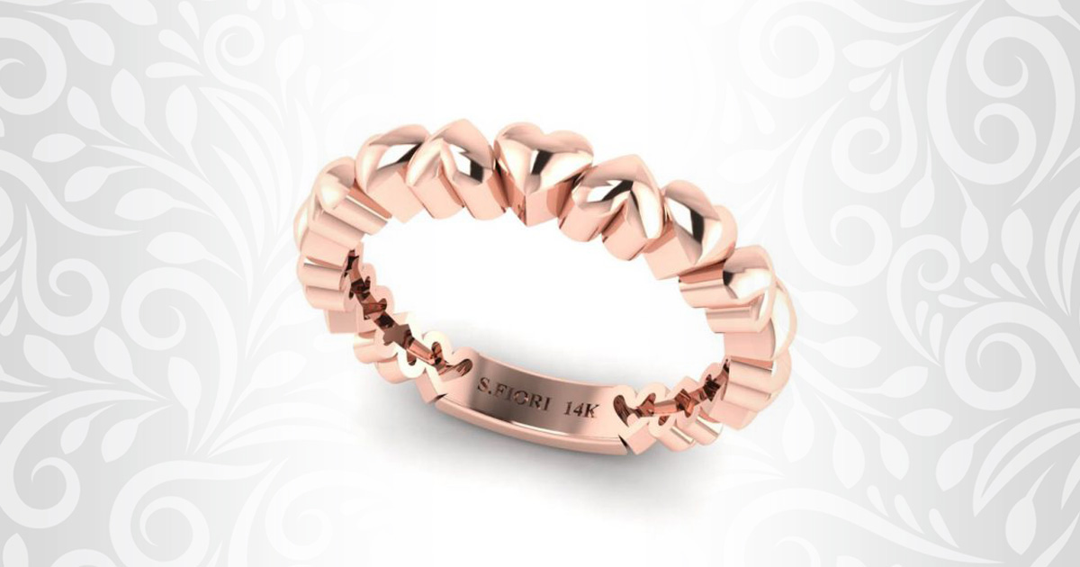 Click to SHOP this Victoria Band in Rose Gold for $469