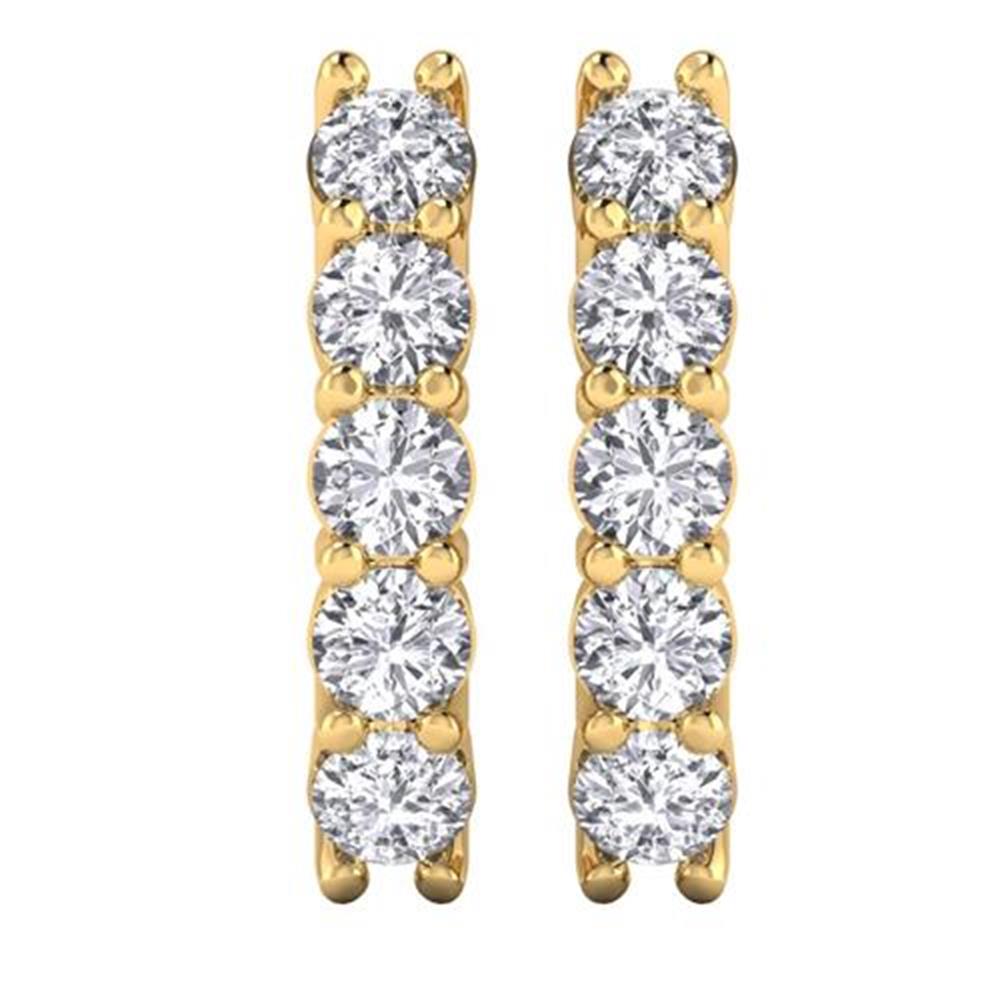https://staging.elbasoft.com/manufacturing/SF_Web_Images/Alternate/SF_Big/1807696_242500_0_313_Y_0_A_1.jpg Round Cut White Diamond Lab Earrings in 14k Yellow Gold 0.65 Carats