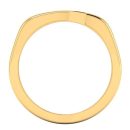 White Diamond Lab OG Collection Cross Ring in 14k Yellow Gold 0.18 Carats