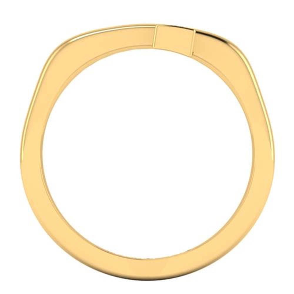 White Diamond Lab OG Collection Cross Ring in 14k Yellow Gold 0.18 Carats