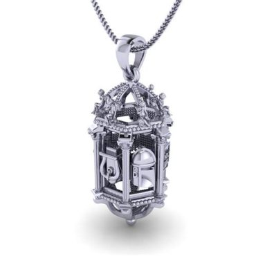 White Silver oG Collection Armor Of God Pendant