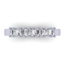 Princess Cut White Diamond Lab Ring in 14k White Gold 0.75 Carats