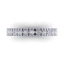 SF Signature Victoria White Diamond Lab Band in 14k White Gold 0.85 Carats