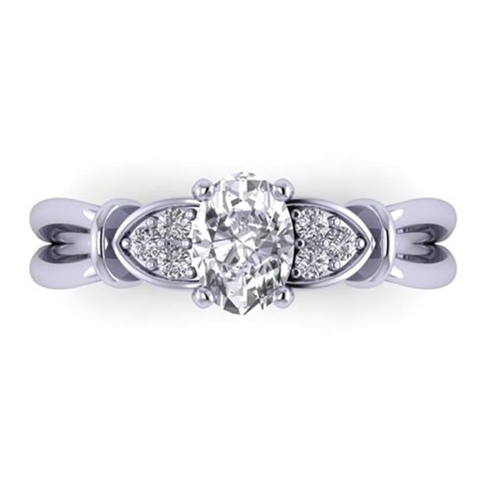 https://staging.elbasoft.com/manufacturing/SF_Web_Images/Alternate/SF_Big/1808242_242460_313_313_W_0_A_3.jpg Oval Cut White Diamond Lab Ring in 14k White Gold 0.60 Carats