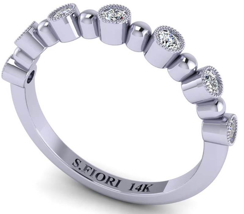 Lab-Grown Diamond Ring in White Gold