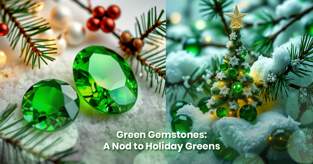 Green Gemstones: A Nod to Holiday Greens