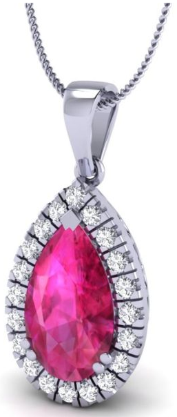 Pendant - Pink Sapphire