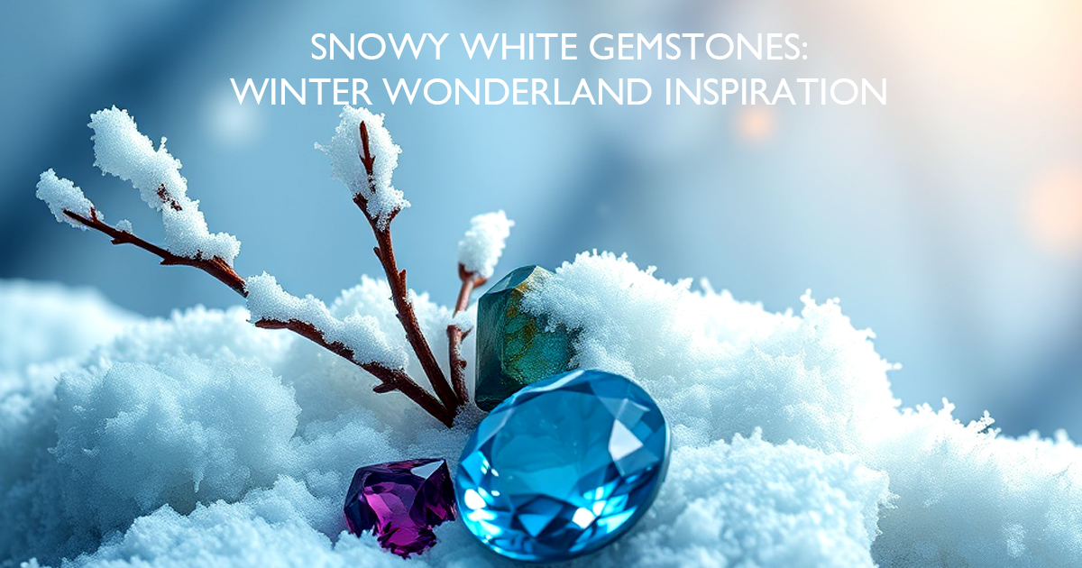 Snowy White Gemstones: Winter Wonderland Inspiration