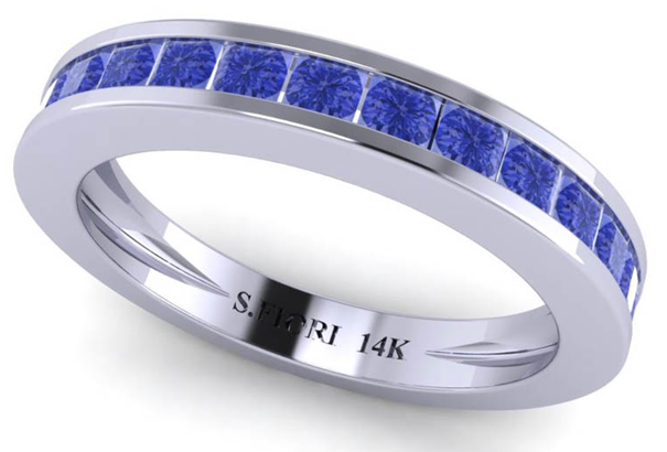 White Gold Victoria Tanzanite Band