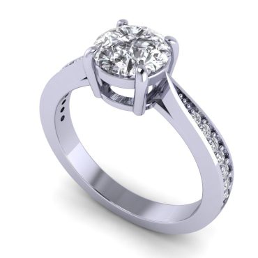 SF Engagement Diamond Ring 1 CTW